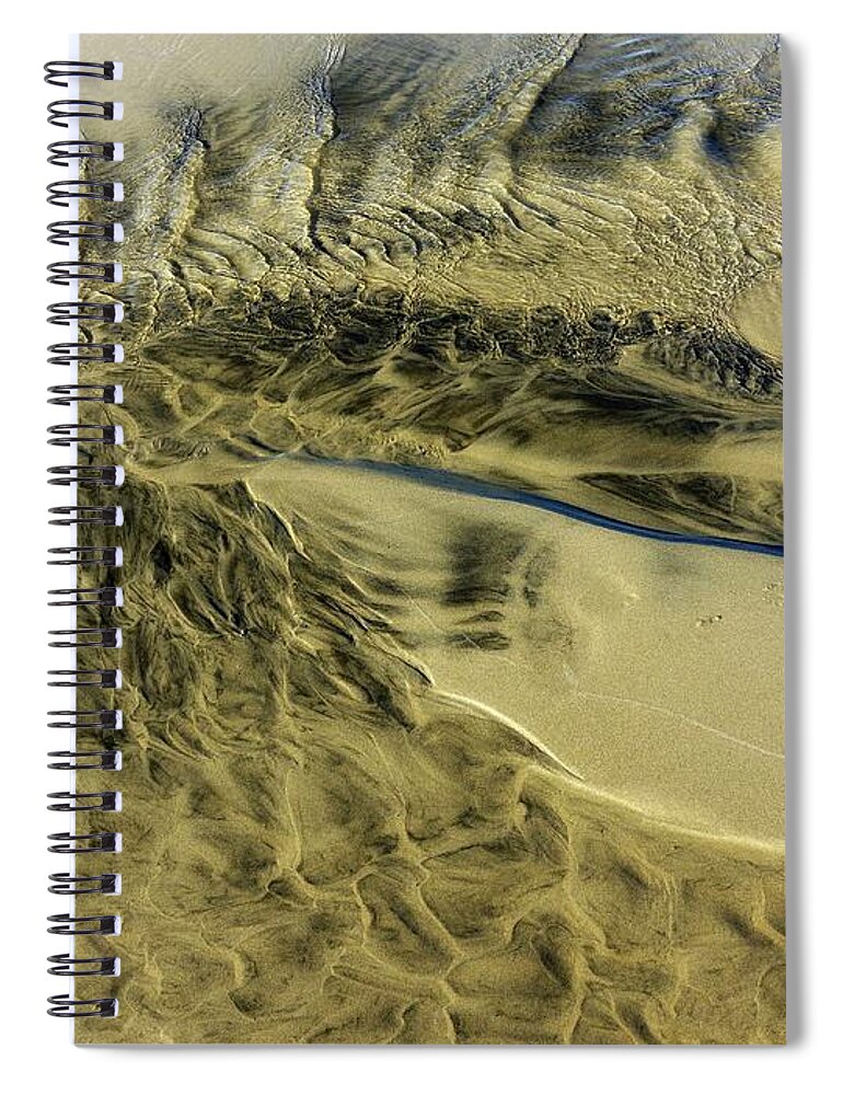 Newel Hunter Spiral Notebook featuring the photograph Sand Sculpture 9 by Newel Hunter