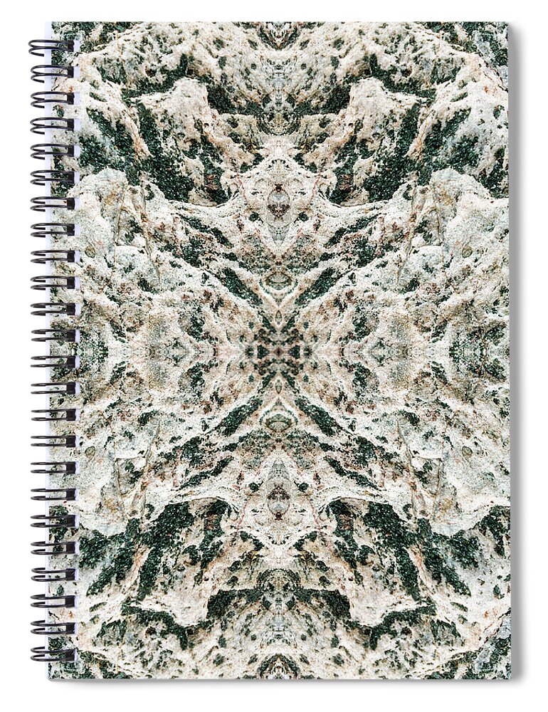 Abstract Spiral Notebook featuring the photograph Sandstone Pattern by Christina Rollo