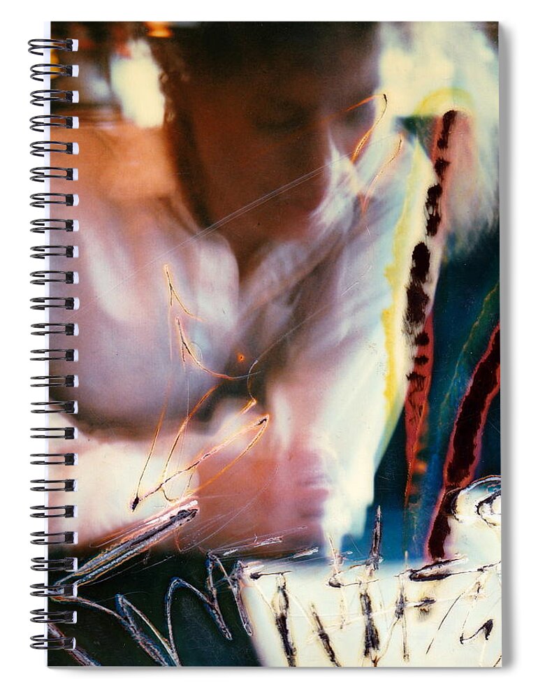 Squares Spiral Notebook featuring the photograph Sandy by JC Armbruster