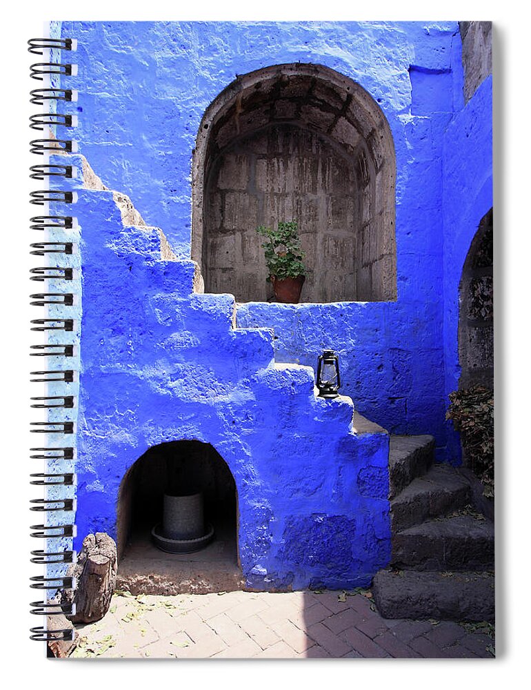 Santa Catalina Monastery Spiral Notebook featuring the photograph Santa Catalina Monastery, Arequipa, Peru by Aidan Moran