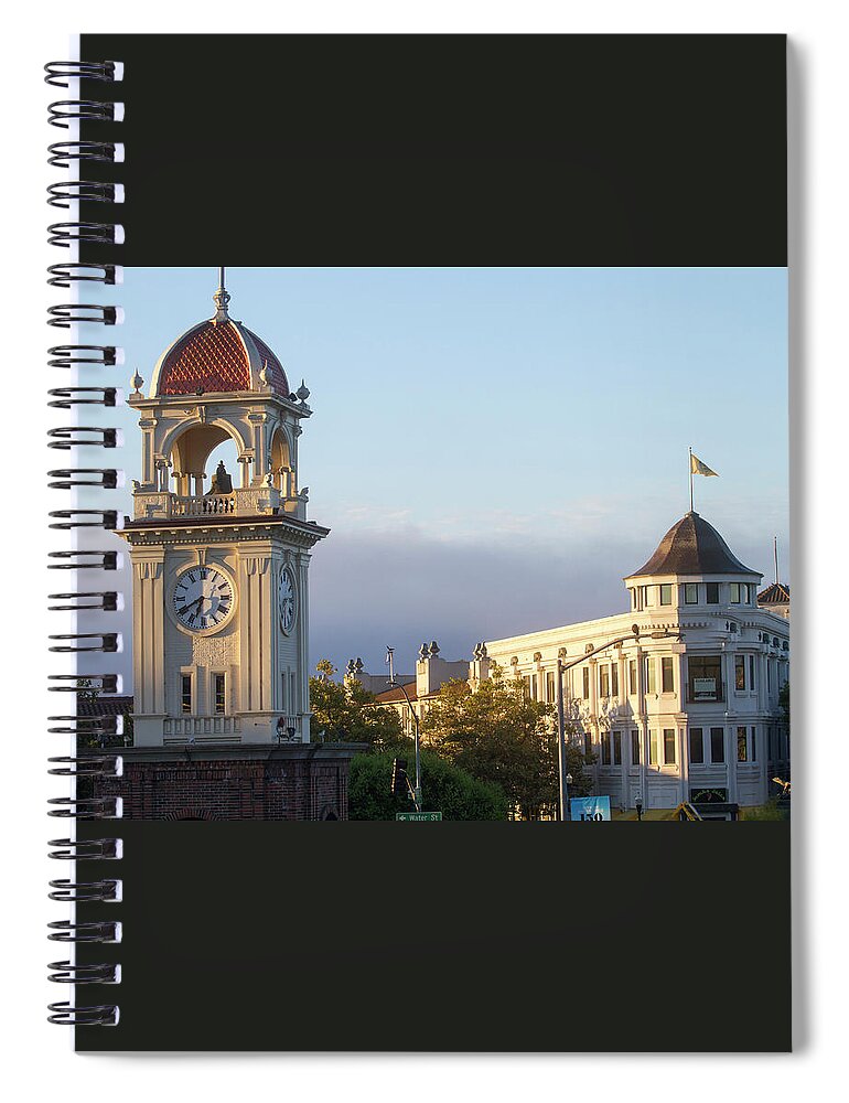 Santa Cruz Spiral Notebook featuring the photograph Santa Cruz California by Mark Miller