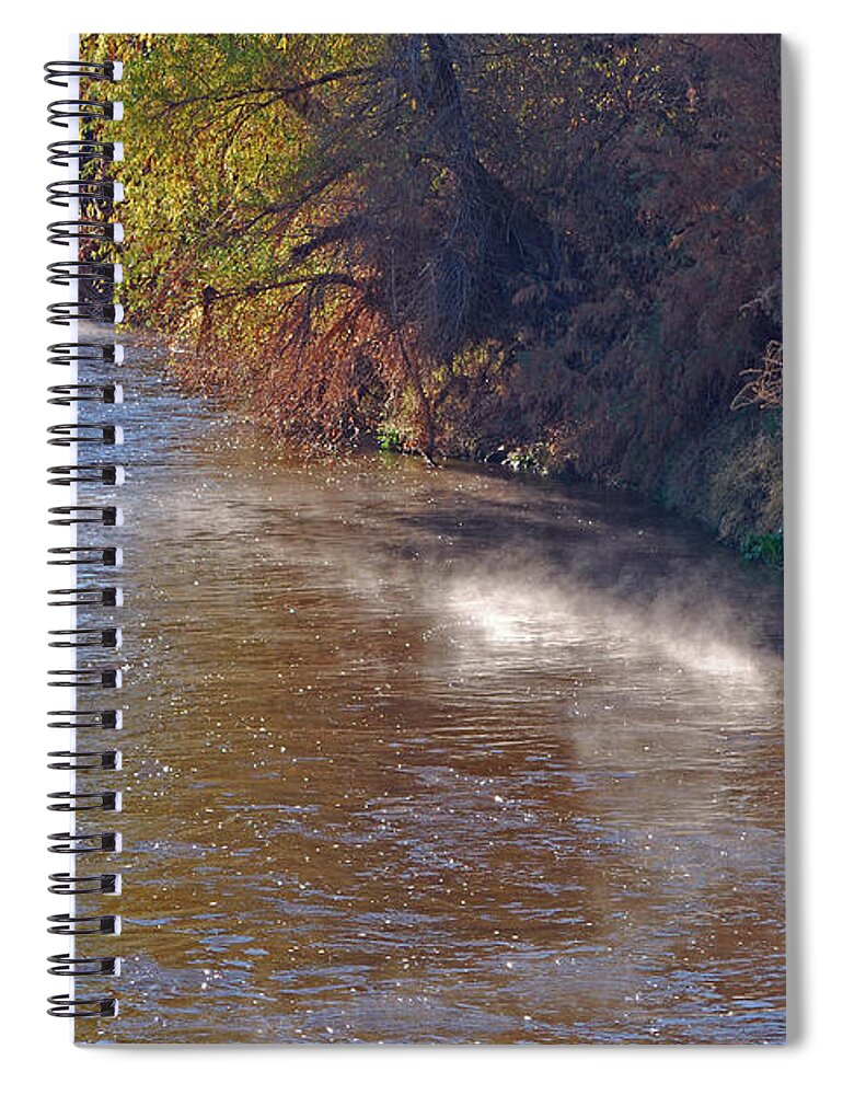 Fine Art Spiral Notebook featuring the photograph Santa Cruz River - Arizona by Donna Greene
