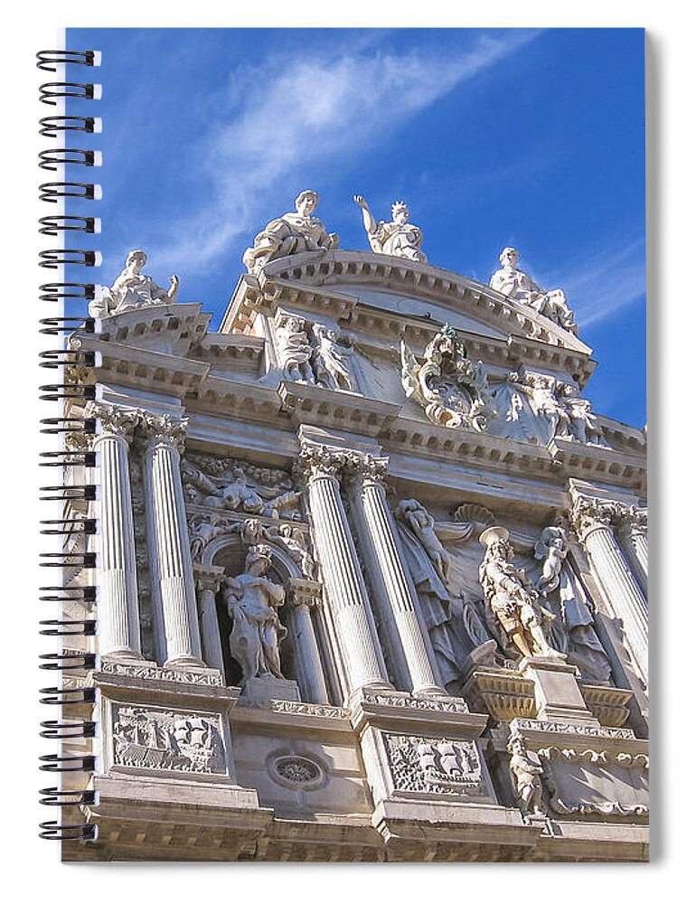 Chiesa Di Santa Maria Del Giglio Spiral Notebook featuring the photograph Santa Maria del Giglio by Benny Marty