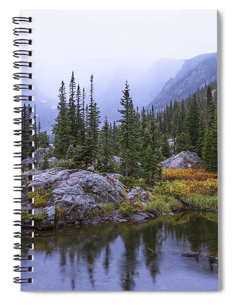 Saturated Forest Spiral Notebook featuring the photograph Saturated Forest by Chad Dutson