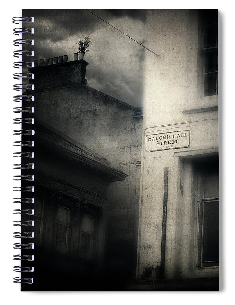 Glasgow Spiral Notebook featuring the photograph Sauchiehall Street by Cybele Moon