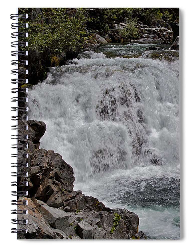 Sawmill Falls Spiral Notebook featuring the photograph Sawmill Falls by Todd Kreuter