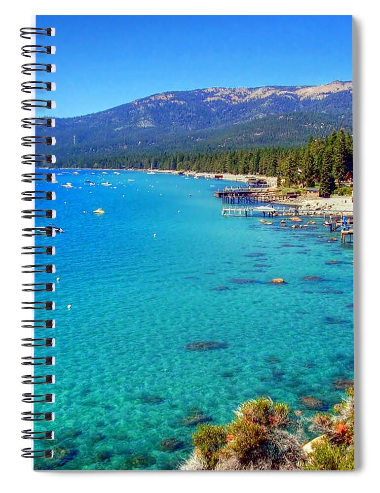 Lake Tahoe Spiral Notebook featuring the photograph Scenic Lake Tahoe by Randy Wehner