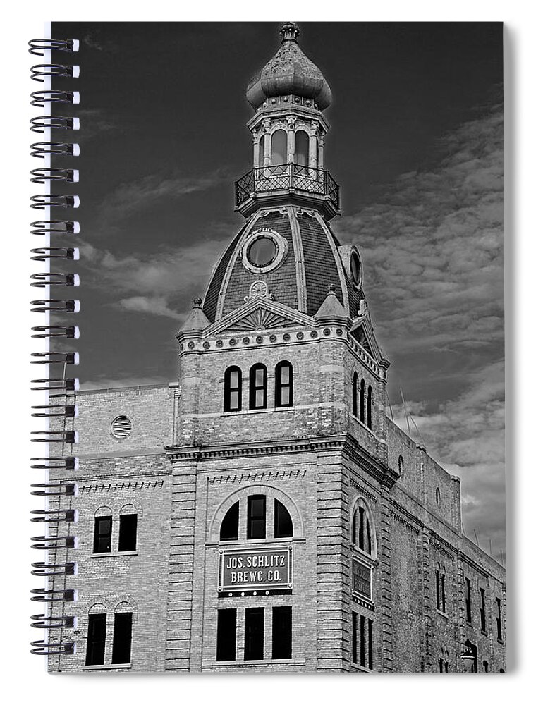 Schlitz Brewing Company Spiral Notebook featuring the photograph Schlitz Brewing Company 7 by Susan McMenamin