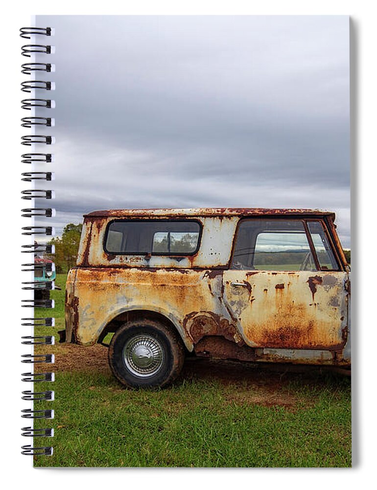 International Spiral Notebook featuring the photograph Scouts and Sky by Alan Raasch