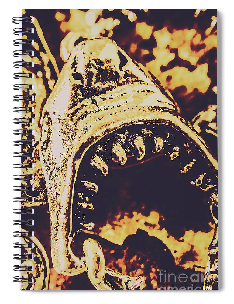 Maritime Spiral Notebook featuring the photograph Sea bites by Jorgo Photography