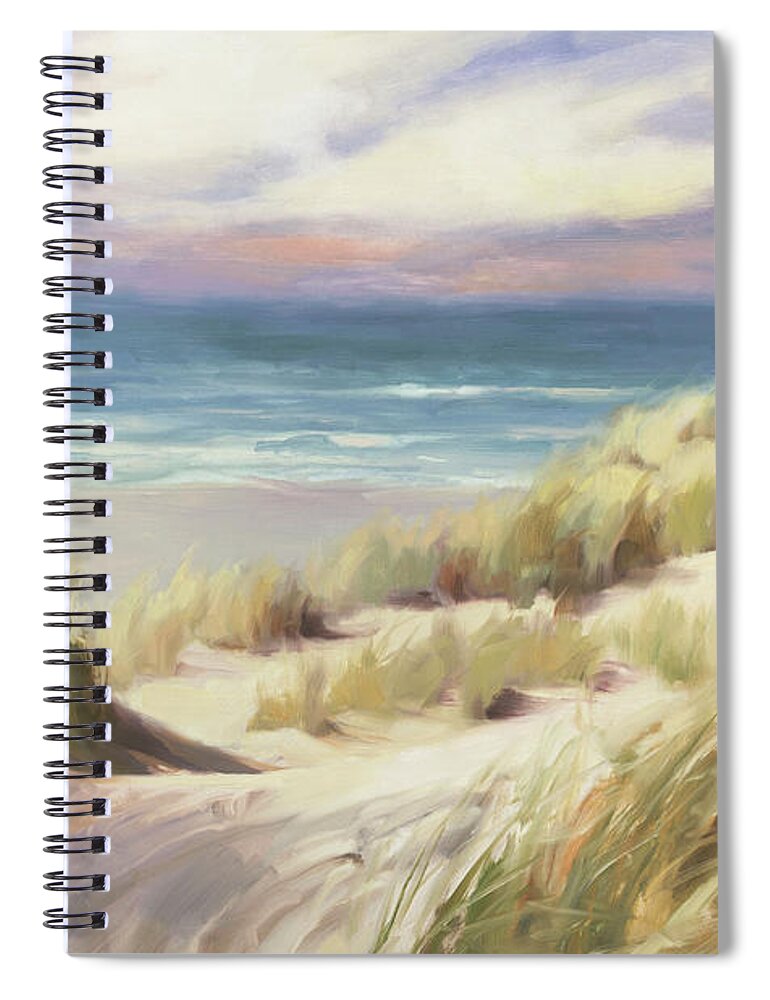 Ocean Spiral Notebook featuring the painting Sea Breeze by Steve Henderson