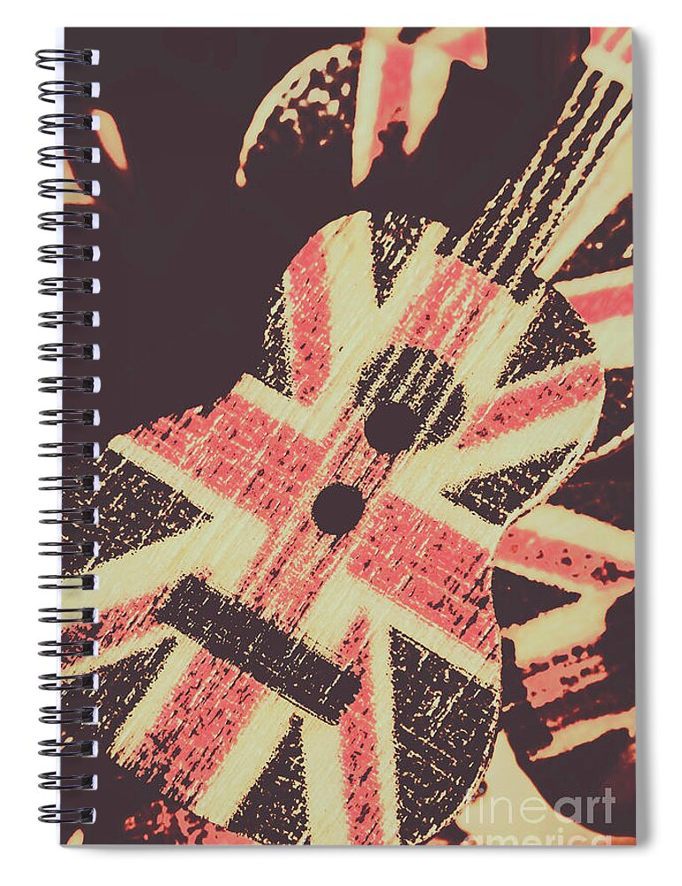 Britpop Spiral Notebook featuring the photograph Second British Invasion by Jorgo Photography