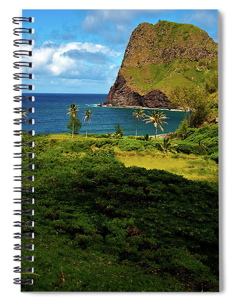 Ocean Spiral Notebook featuring the photograph Secret Cove by Harry Spitz