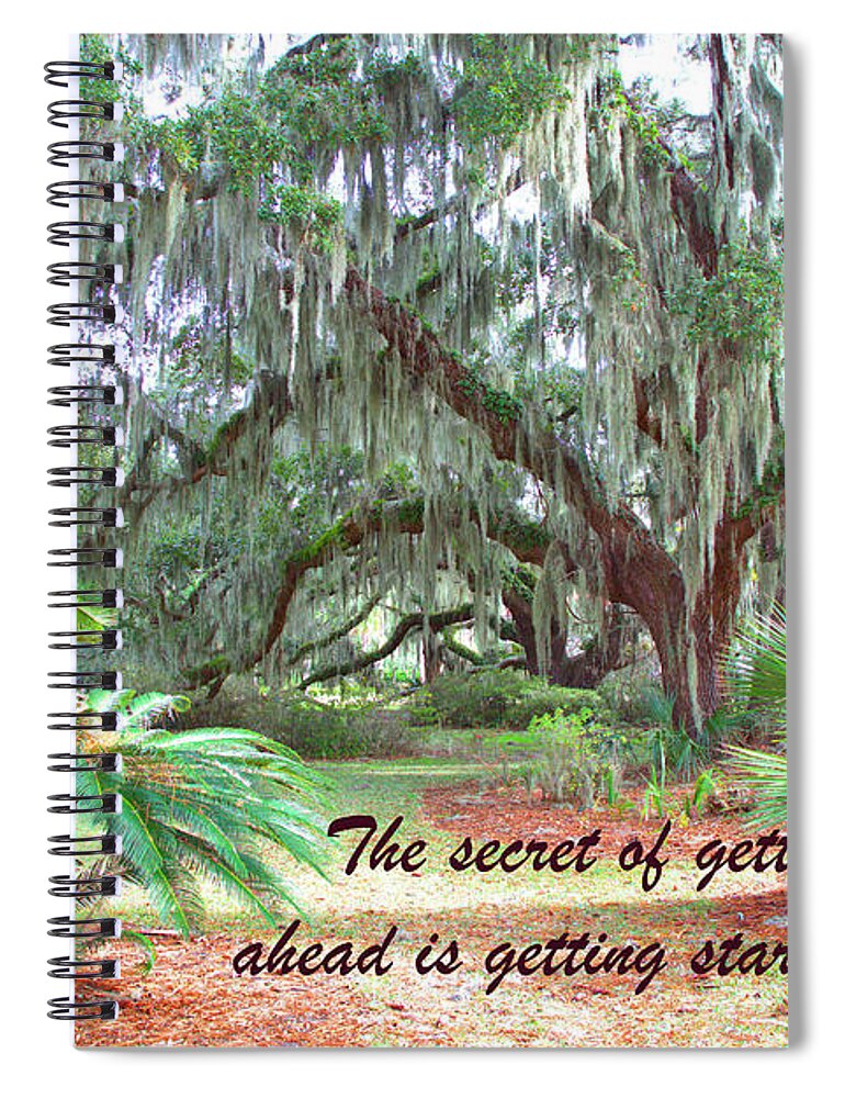 11369 Spiral Notebook featuring the photograph Secret Pathway by Gordon Elwell