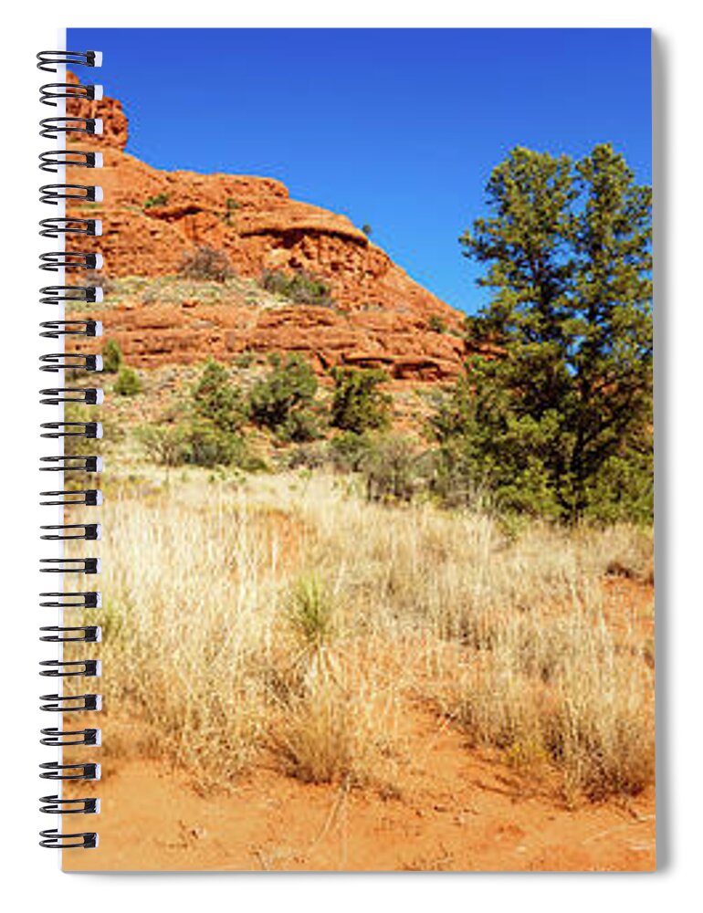 Arizona Spiral Notebook featuring the photograph Sedona Bell Rock by Raul Rodriguez