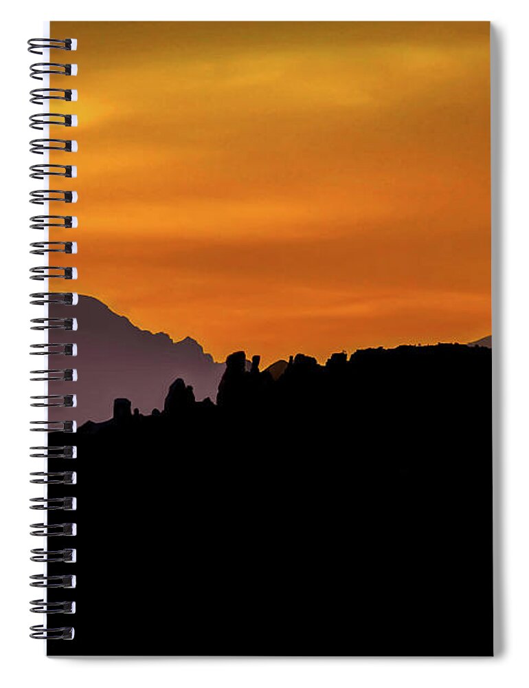 Sunset Spiral Notebook featuring the photograph Sedona Sunset 2 by Will Wagner