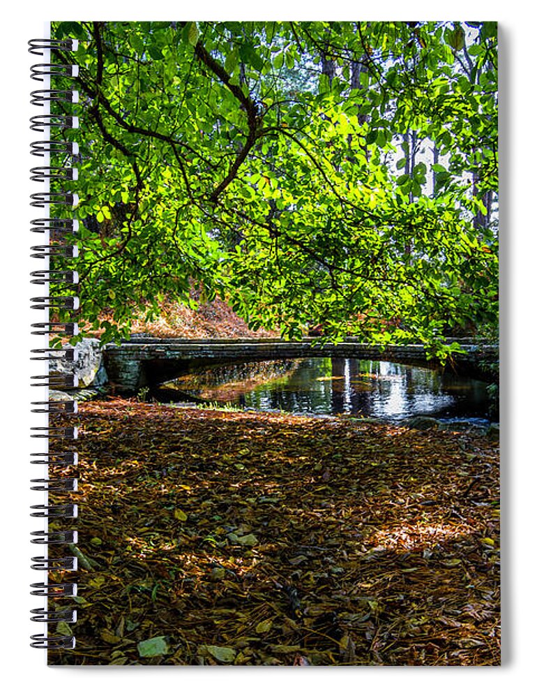 New Spiral Notebook featuring the photograph Sentinel Bridge by Ken Frischkorn
