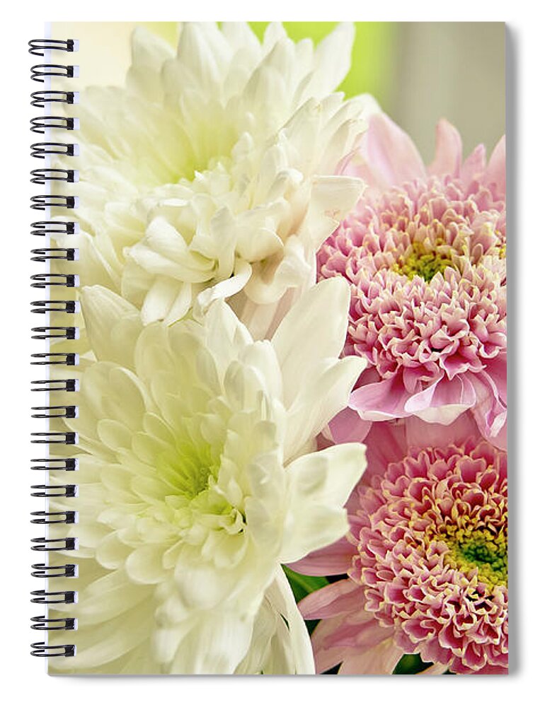 Floral Spiral Notebook featuring the photograph Serene solemnity. by Elena Perelman