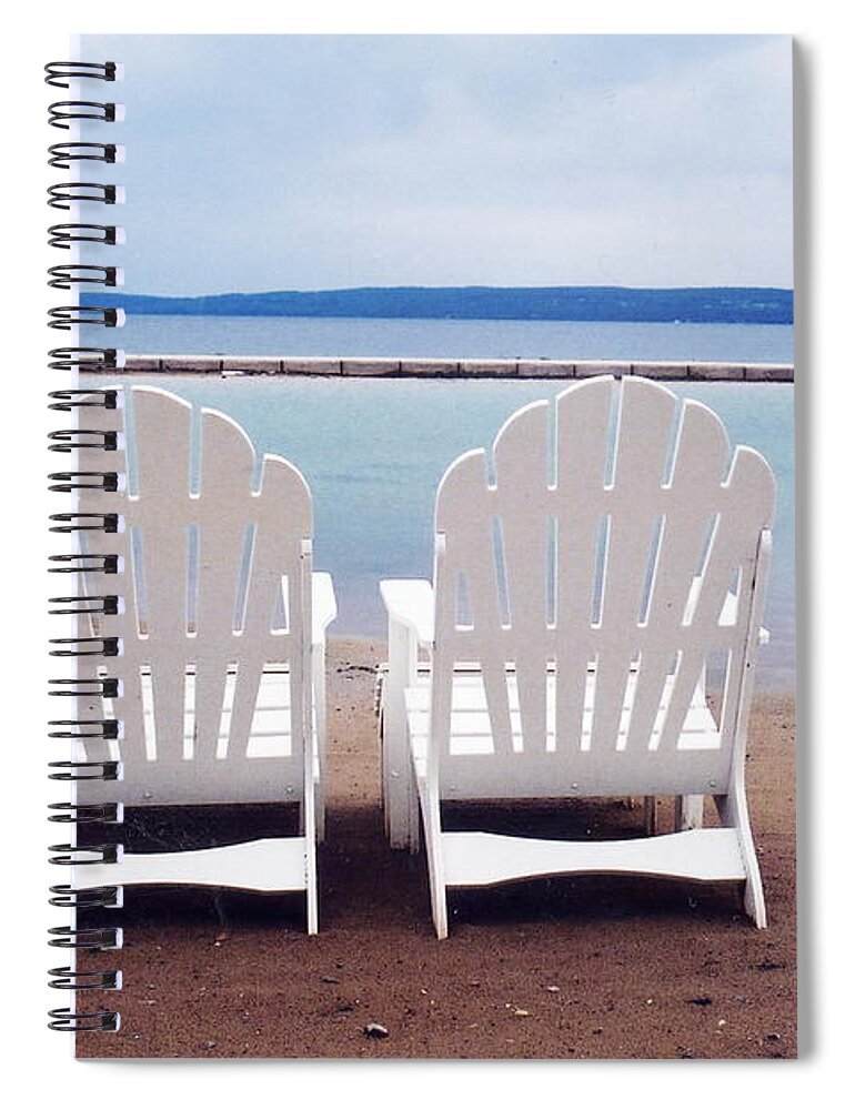 Beach Chair Spiral Notebook featuring the photograph Serenity by Crystal Nederman