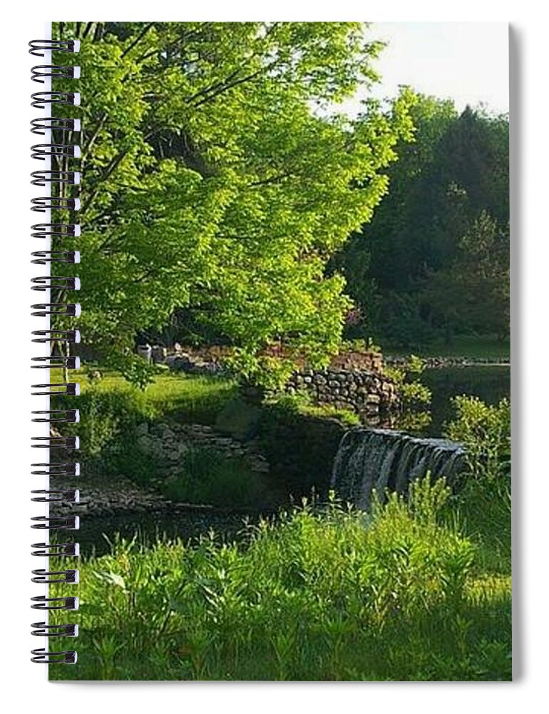 Landscape Spiral Notebook featuring the photograph Serenity by Dani McEvoy