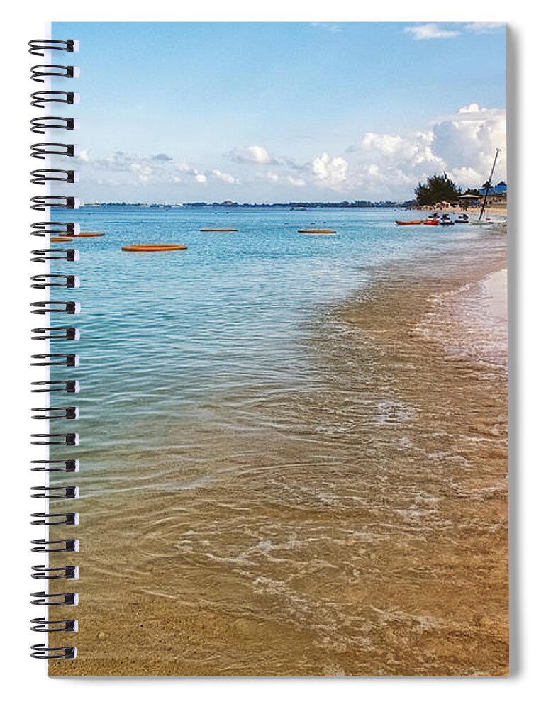 7 Mile Beach Spiral Notebook featuring the photograph Seven Mile Beach by Lars Lentz