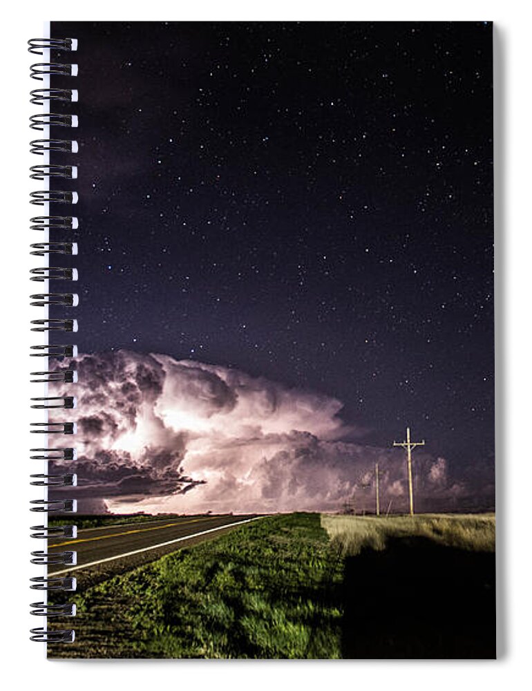 Stars Spiral Notebook featuring the photograph Severe Clear by Marcus Hustedde