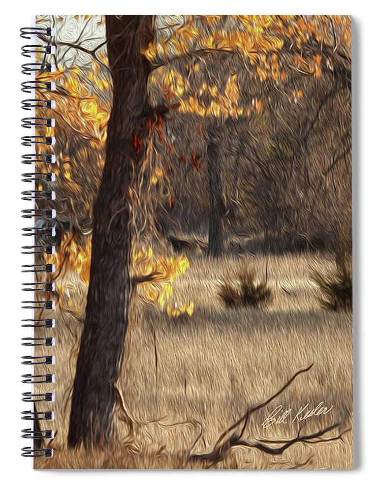 Bill Kesler Photography Spiral Notebook featuring the photograph Shades Of Autumn by Bill Kesler
