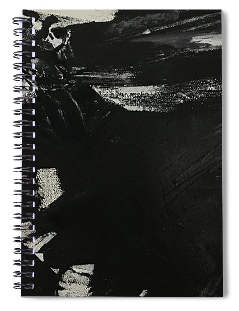 Art Spiral Notebook featuring the painting Shadow On The Land by Jack Diamond