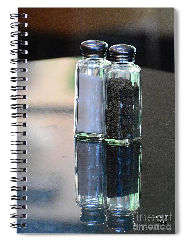 Salt Spiral Notebook featuring the photograph Shakers by Cindy Manero