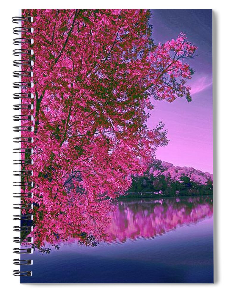 Landscape Spiral Notebook featuring the photograph Shangrila by Dennis Baswell