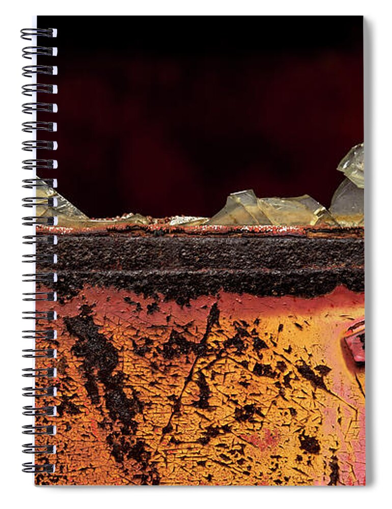 Shattered Window Spiral Notebook featuring the photograph Shattered by Holly Ross