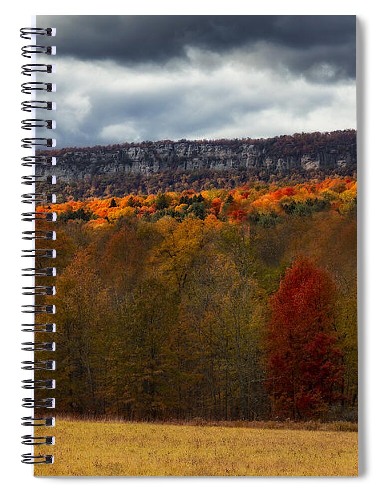 Shawangunk Spiral Notebook featuring the photograph Shawangunk Mountains Hudson Valley NY by Susan Candelario
