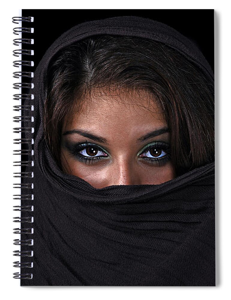 Woman Spiral Notebook featuring the photograph Sheherazade by Joachim G Pinkawa