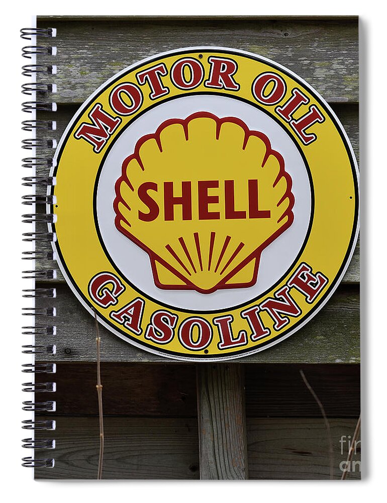 Car Spiral Notebook featuring the photograph Shell by Skip Willits