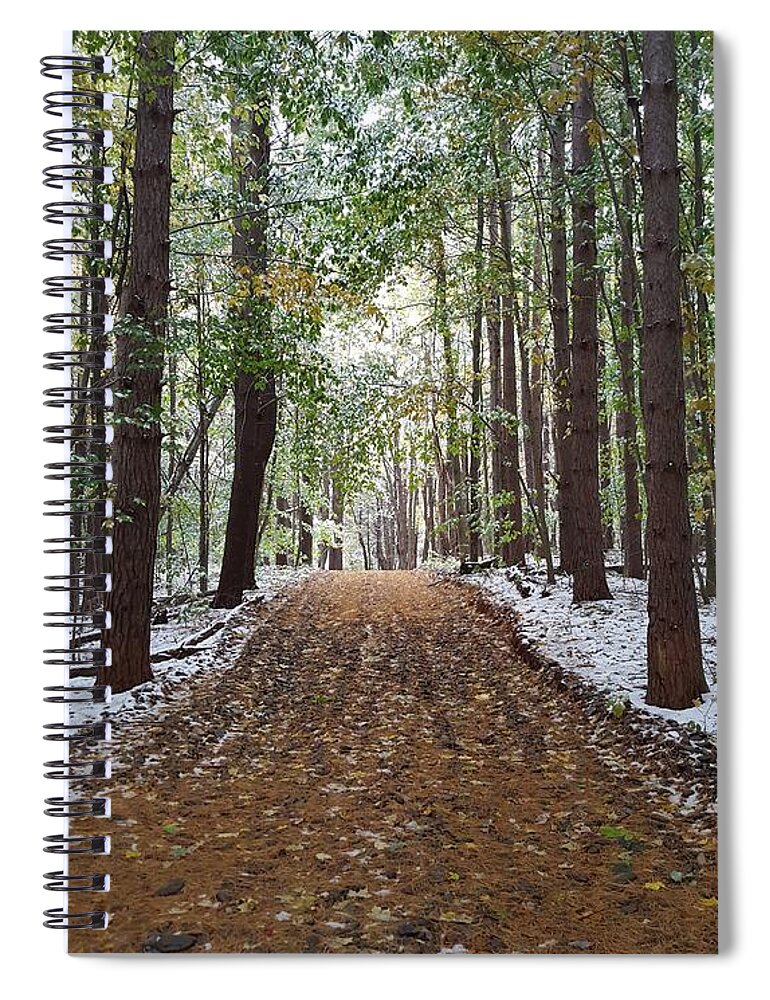 Forest Spiral Notebook featuring the photograph Shh by Dani McEvoy