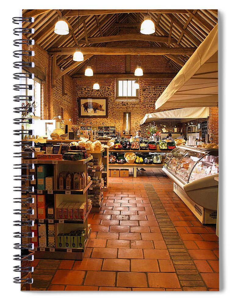 Shopping Spiral Notebook featuring the photograph Shopping The Old Way by Richard Denyer