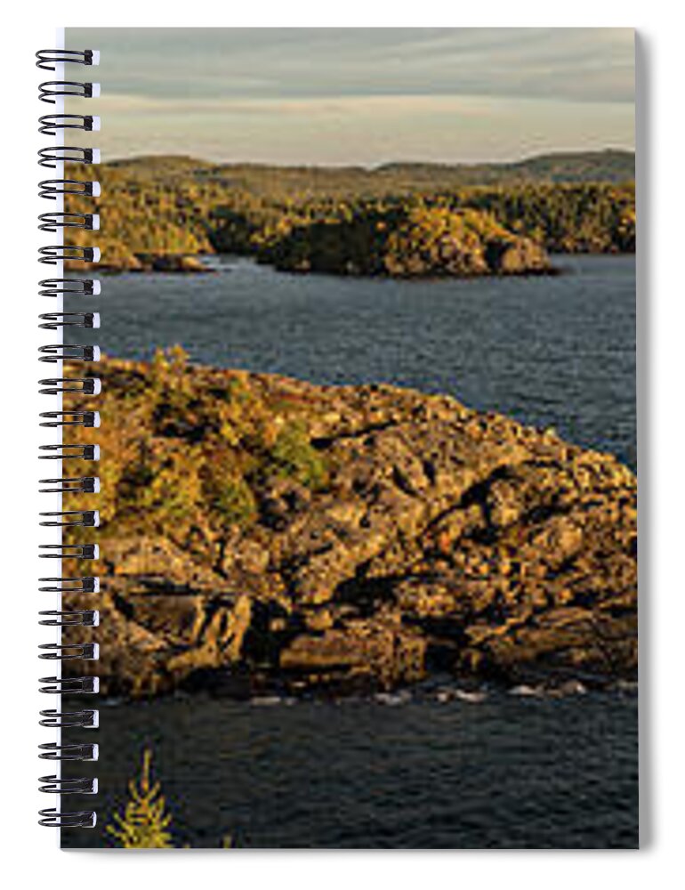 Lake Superior Spiral Notebook featuring the photograph Shores of Pukaskwa by Doug Gibbons