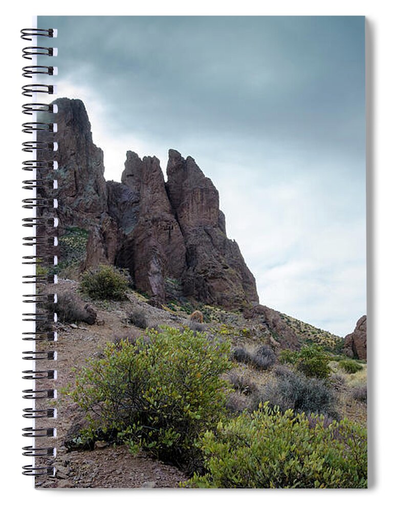 Arizona Spiral Notebook featuring the photograph Show Me The Light by Sandra Parlow