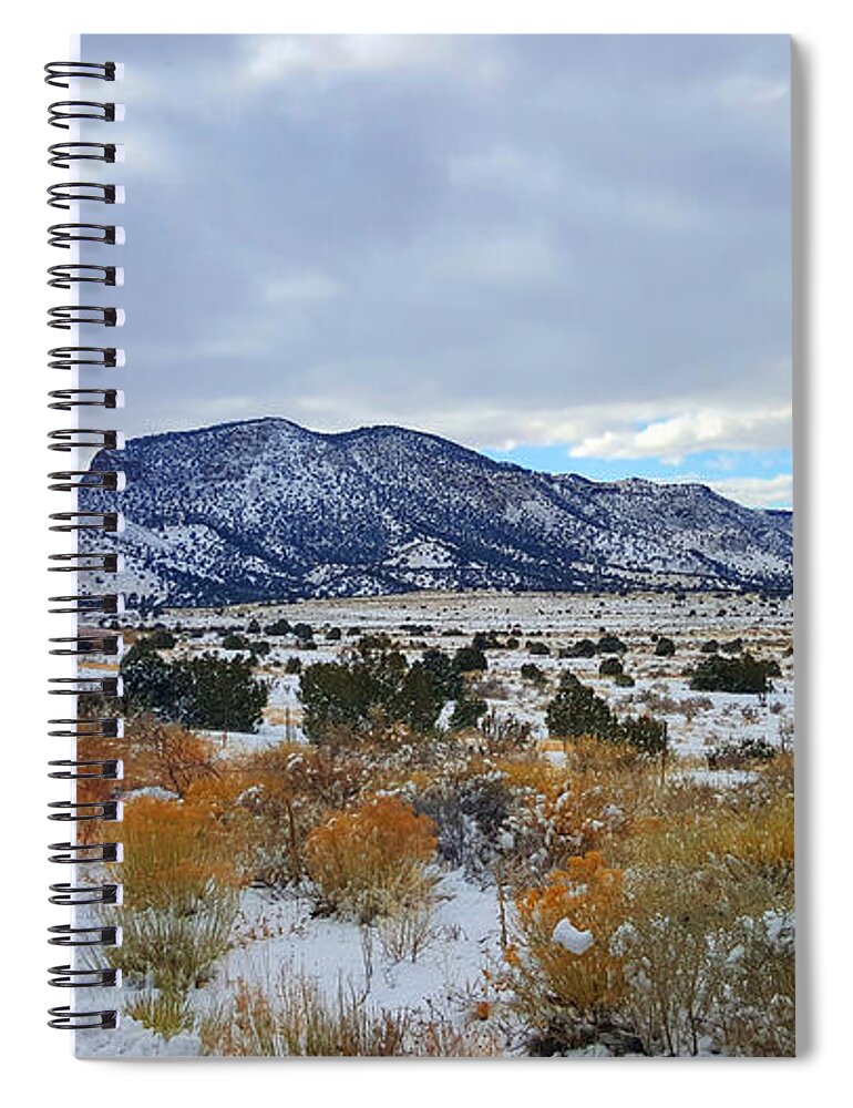 Southwest Landscape Spiral Notebook featuring the photograph Side of the road by Robert WK Clark