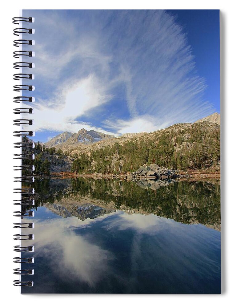 Sierra Nevada Spiral Notebook featuring the photograph Sierra Angel by Sean Sarsfield