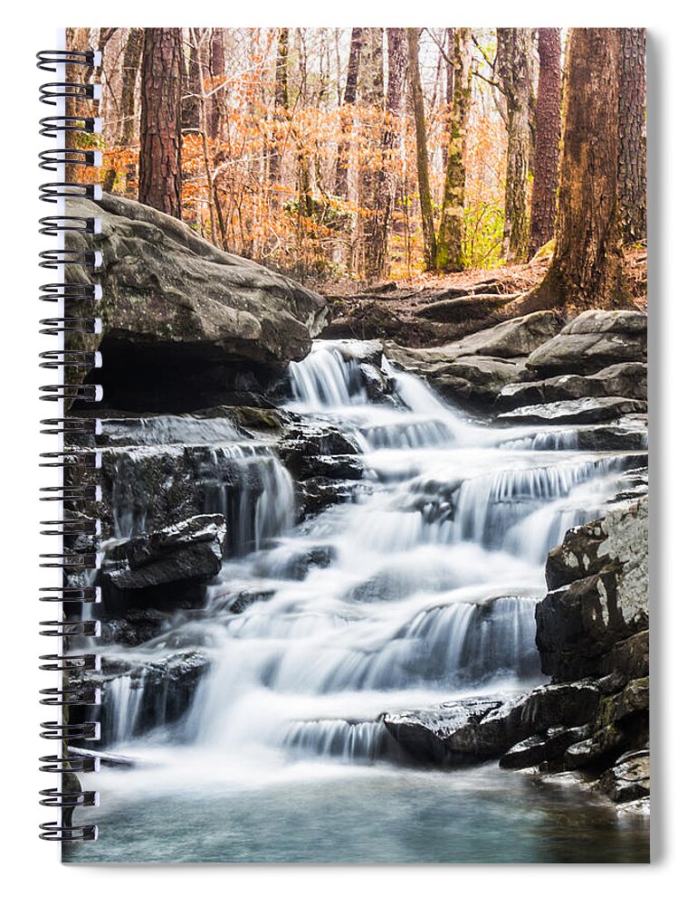 Water Spiral Notebook featuring the photograph Autumn at Moss Rock Preserve by Parker Cunningham