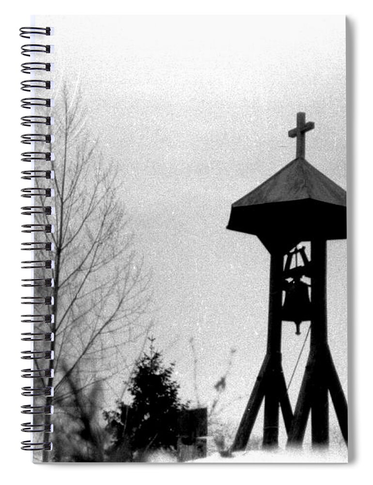 Bell Spiral Notebook featuring the photograph Silenzio by Steven Huszar
