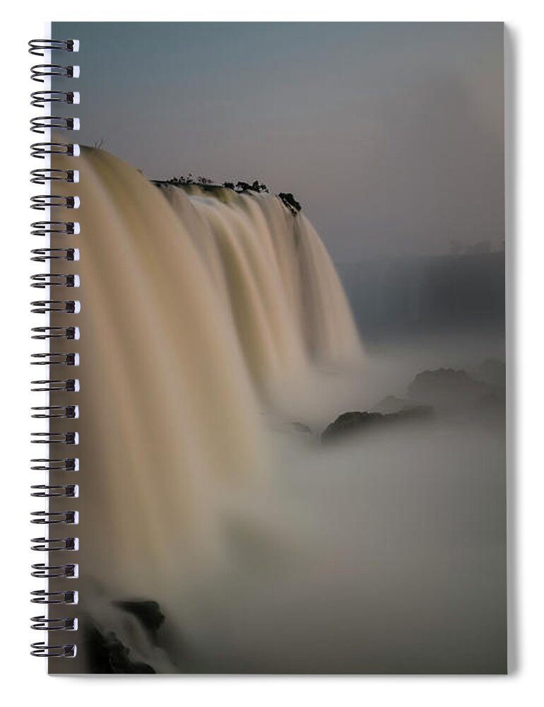 Brazil Spiral Notebook featuring the photograph Silk Torrent by Alex Lapidus