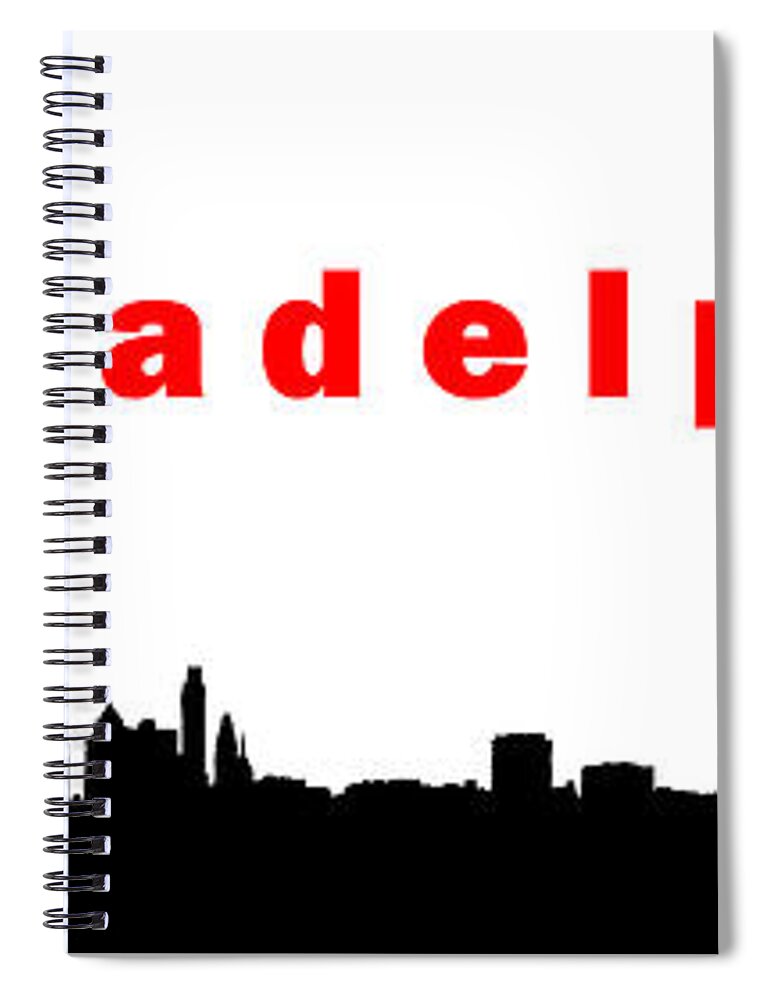Philadelphia Spiral Notebook featuring the photograph Simply Philadelphia by Olivier Le Queinec