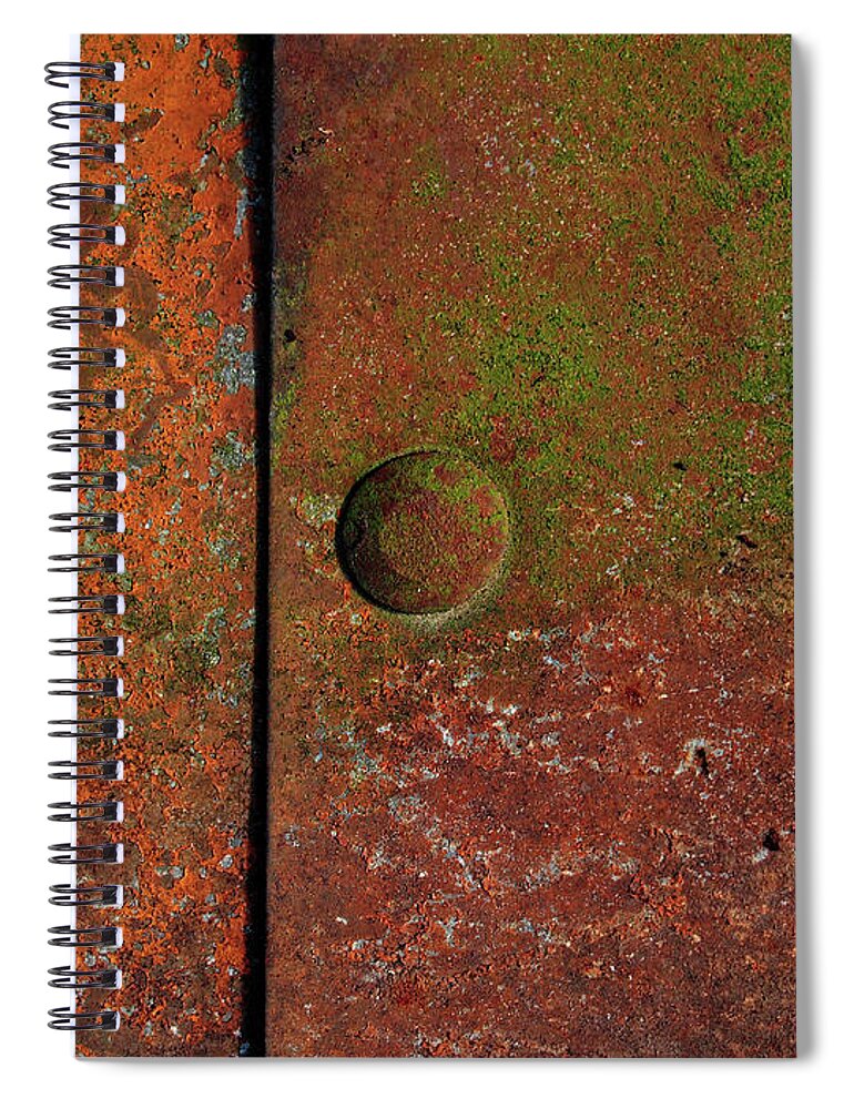 Singular ...raw Steel Spiral Notebook featuring the photograph Singular ...raw Steel by Tom Druin