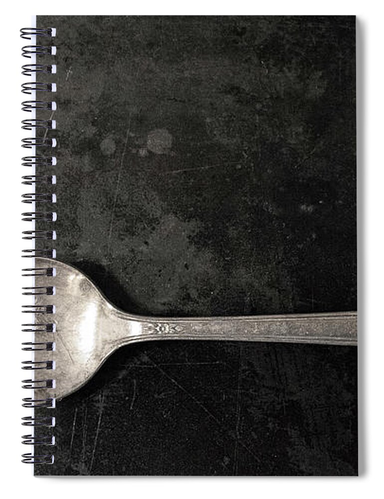 Spoon Spiral Notebook featuring the photograph Singularity by Holly Ross