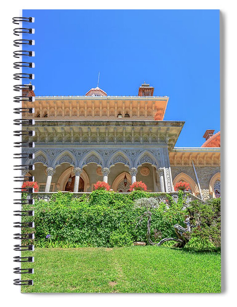 Sintra Spiral Notebook featuring the photograph Sintra in Portugal by Benny Marty