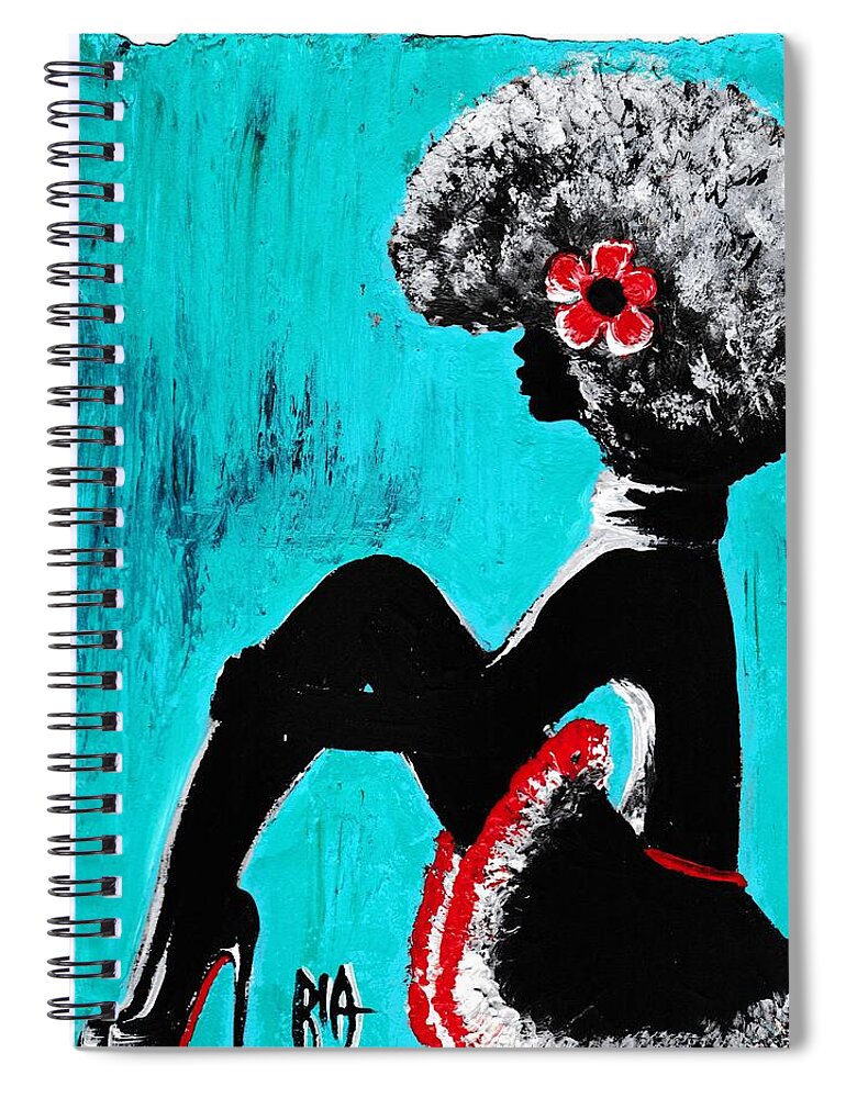 Artbyria Spiral Notebook featuring the photograph Sitting pretty by Artist RiA