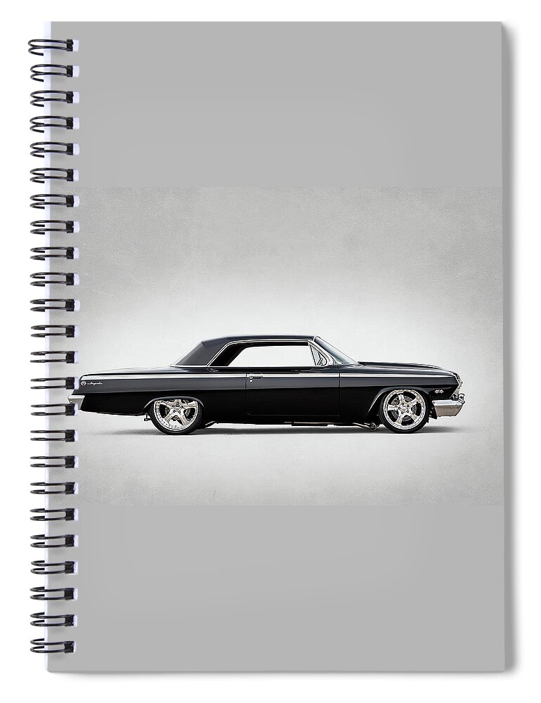 Impala Spiral Notebook featuring the digital art Sixty-Two by Douglas Pittman