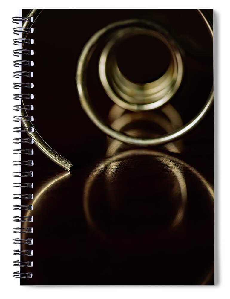 Kitchen Spiral Notebook featuring the photograph Skewer by Bob Cournoyer